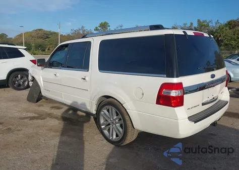 2017 Ford Expedition El Platinum from USA, damaged, VIN 1FMJK1LT5HEA38523